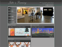 Tablet Screenshot of jakesframing.com